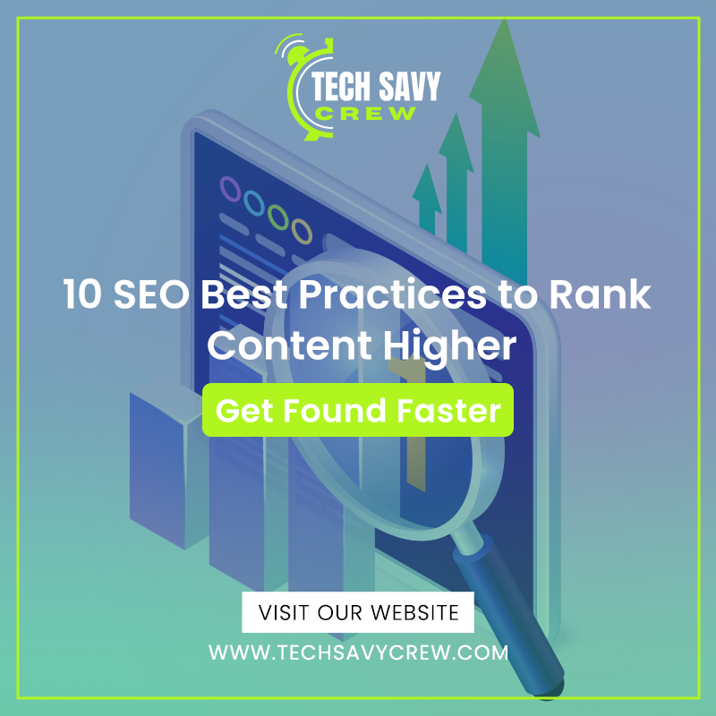 seo best practices to rank content higer